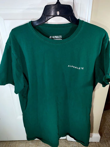 Alphalete Green Performace Fit T-Shirt Green Size L