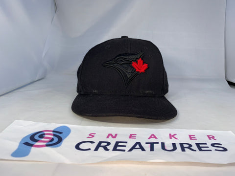 New Era Toronto Blue Jays Black Logo Hat 7 3/4 (Fitted)