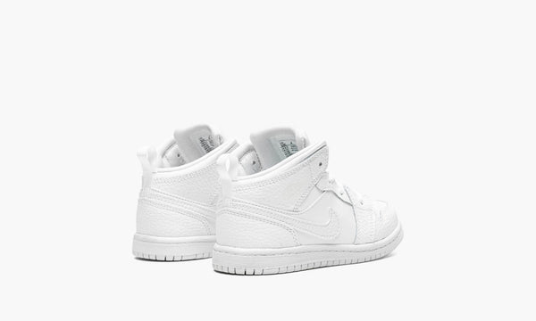 Jordan 1 Mid Triple White (2021) (TD) 640735 130 Size 10 Brand New
