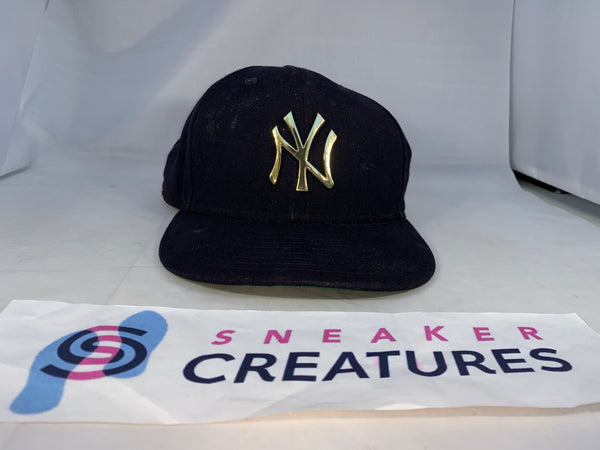 New Era NY Yankees Gold Logo Hat O/S Adjustable