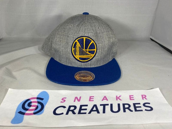 Mitchell & Ness Golden State Warriors Logo NM 1904 Blue Adjustable Fit Hat