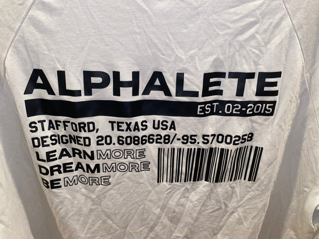 Alphalete Learn More Dream More Performance T-Shirt Tee Size L –  SneakerCreatures
