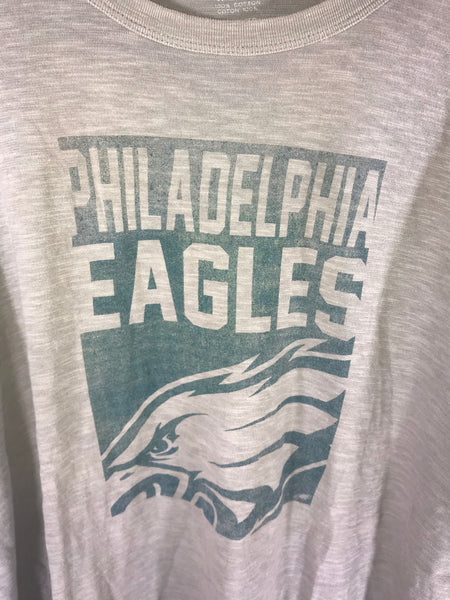 47 Brand Philadelphia Eagles Logo Light Grey T-Shirt XL
