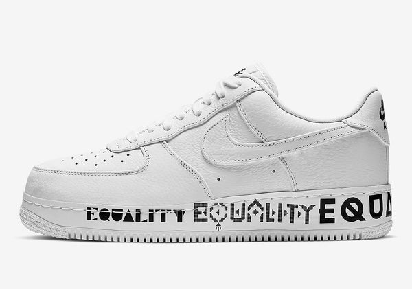 Nike Air Force 1 Low Equality Size 9.5 AQ2118 100 Original Box Brand New