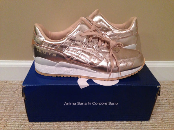 Asic Womens Champagne Gel Lyte 3 Size 11W 9.5M DS