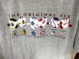 Alstyle The Original Six NHL Hockey League Vintage T-Shirt Size L