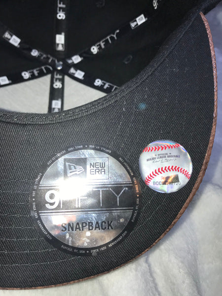New Era New York Yankees Python Brim Snapback Super Rare Hat  Adjustable