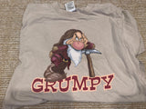 Disney Classics Grumpy Vintage T-Shirt Tee  Size L