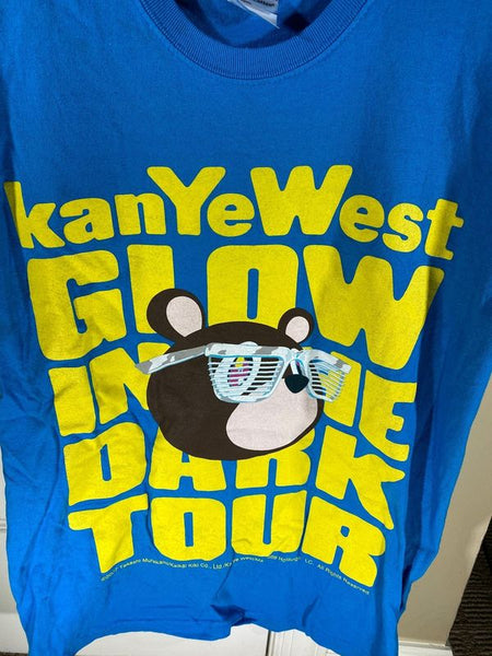 Gildan Kanye West Glow in the Dark Tour 2007 T-Shirt Size S