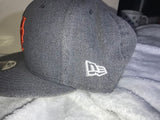 New Era New York Mets Logo 9 Fifty Snapback Grey Hat  One Size