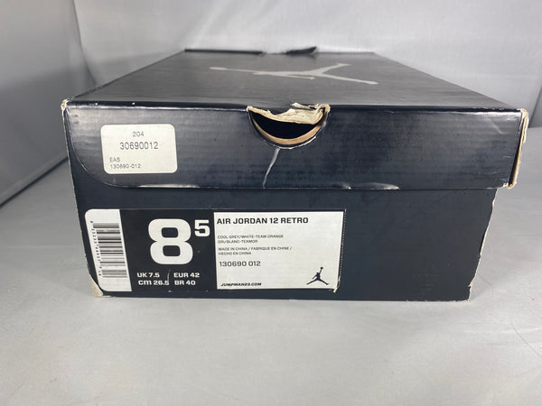 Jordan 12 Cool Grey Size 8.5 130690 012 Original Box