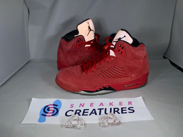 Jordan 5 Red Suede 2017 Size 8 136027 602 Original Box