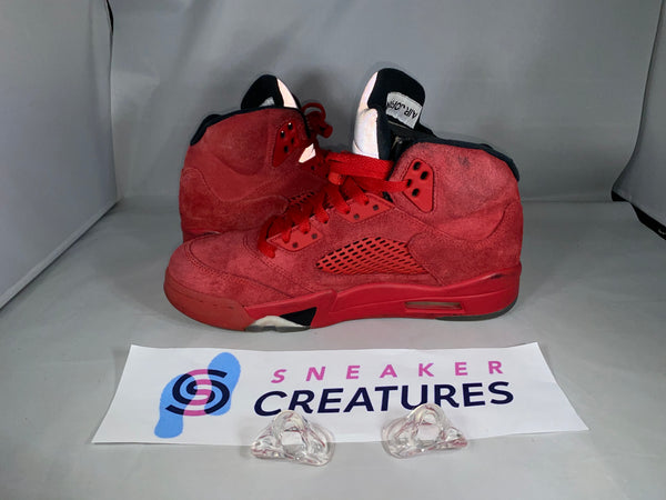 Jordan 5 Red Suede 2017 Size 8 136027 602 Original Box