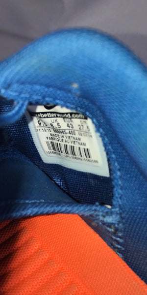 Nike Roshe Run Blue/Orange Knicks 669985 400 Size 9.5