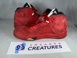 Jordan 5 Red Suede Size 10.5 136027 602