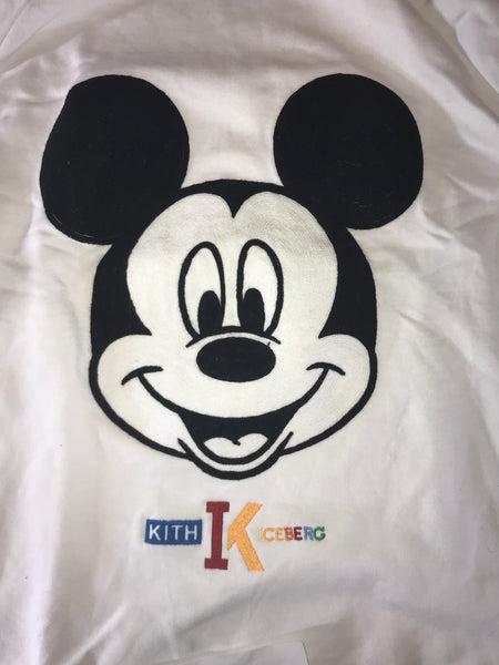 Kith x Iceberg Mickey Mouse Crewneck Sweatshirt White Size 2XL