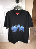 Empty Space(s) Blue Wolves Tee L