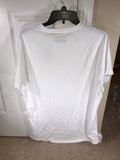 Alphalete Wolf Logo Tee White Performance Fit New w/ Tags L