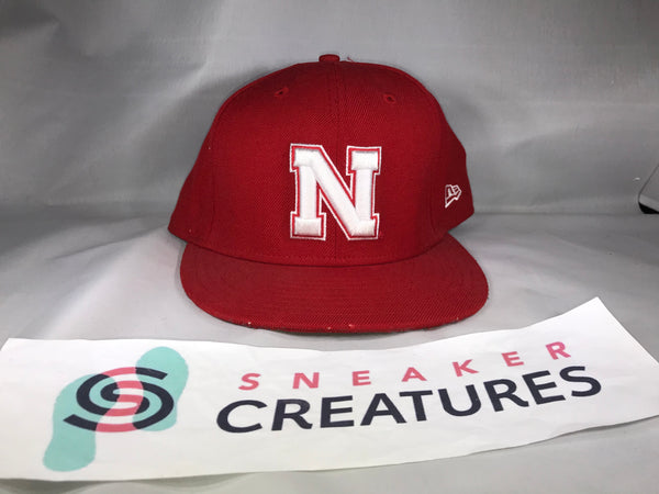 Nebraska Cornhuskers Fitted Hat New Era Size 7 1/2