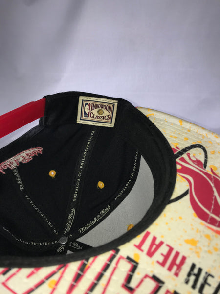Miami Heat Fitted/Snapback Hat Package Mitchell & Ness New Era Hardwood Classics Size 7 1/2