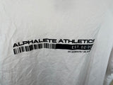 Alphalete Athletics Printed Est. 02 2015 Performance Fit White T-Shirt Size L