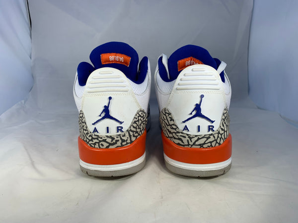 Jordan 3 Knicks 2019 Size 9 136064 148 No Original Box