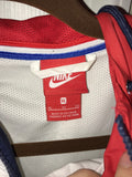 Nike Hooded Multicolor USA Logo Printed Zipper Jersey Windbreaker XL