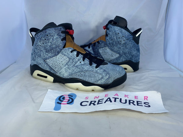 Jordan 6 Washed Denim 2019 Size 10.5 CT5350 401 Original Box