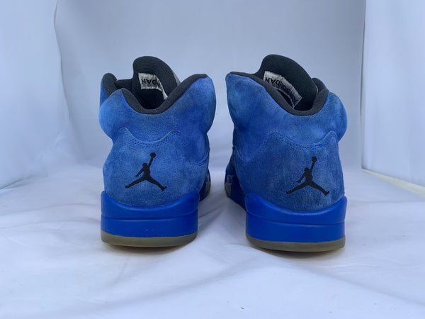 Jordan 5 Blue Suede 2017 Size 10.5 136027 401 No Original Box