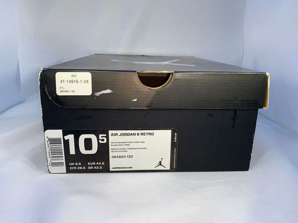 Jordan 6 Olympic 2012 Size 10.5 384664 130 Original Box
